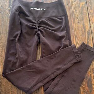 Alphalete amplify brown Leggings